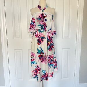 Yumi Kim Floral Halter Neck Dress